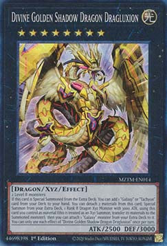 Divine Golden Shadow Dragon Dragluxion (V.2 - Collectors Rare) - Maze of the Master (Collectors Rare) [MZTM-014]