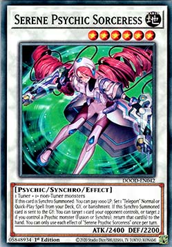 Serene Psychic Sorceress - Doom of Dimensions (Common) [DOOD-042]
