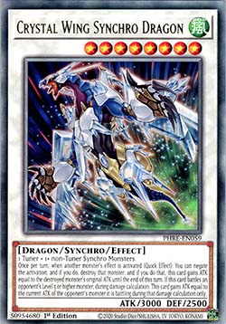 Crystal Wing Synchro Dragon - Phantom Revenge (Rare) [PHRE-059]